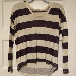 Gap long sleeve striped t shirt